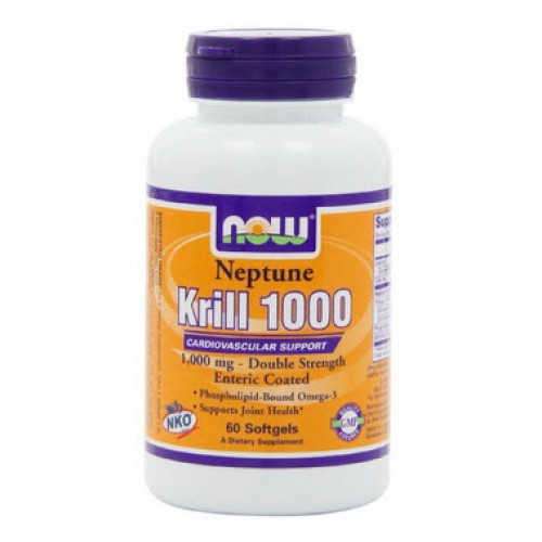 Krill Oil Now Foods Neptune Krill Oil 1000mg Soft-gels, 60-Count